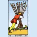 10 de bastos tarot