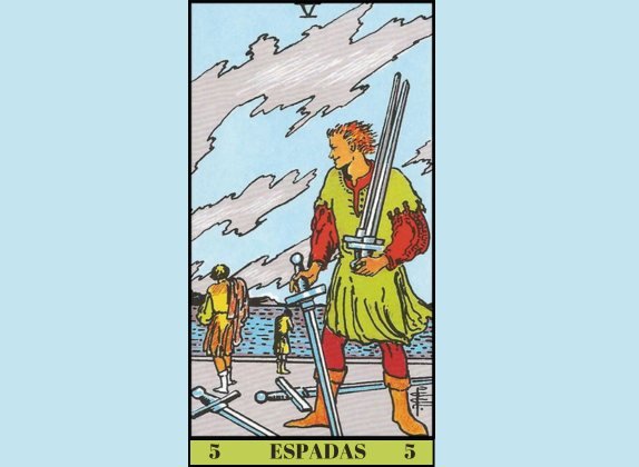 5 de espadas tarot​