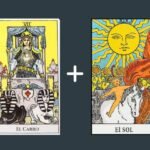 Carro y Sol tarot