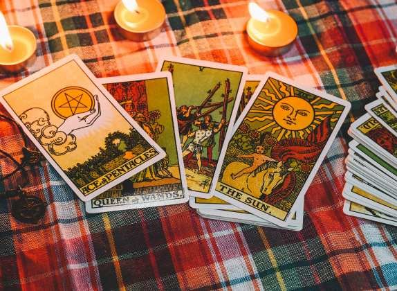 Lectura de tarot con velas
