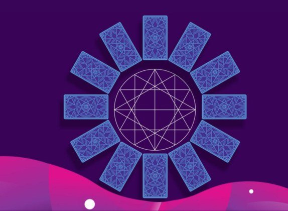 Lectura de tarot en círculo