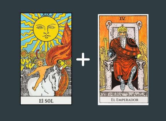 Sol y Emperador tarot