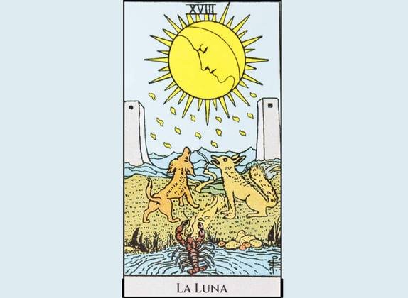 significado de la luna en el tarot